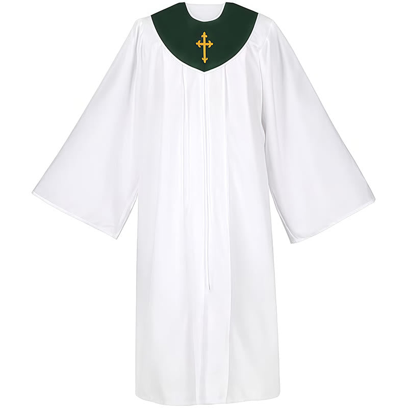 Christianartworkshop Geistliche Robe für religiöse Dienste – Kreuzakzent-Joch - image 15