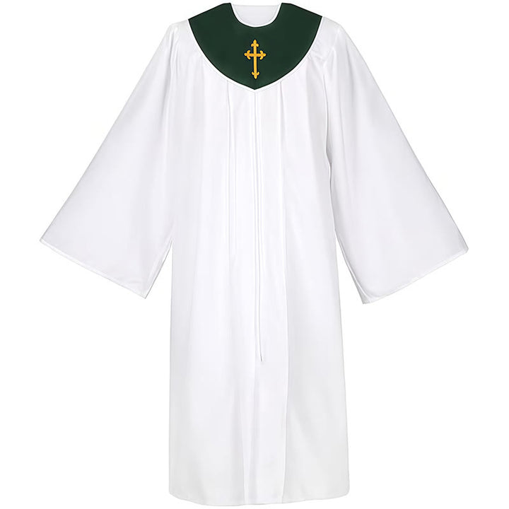 Christianartworkshop Geistliche Robe für religiöse Dienste – Kreuzakzent-Joch - image 15