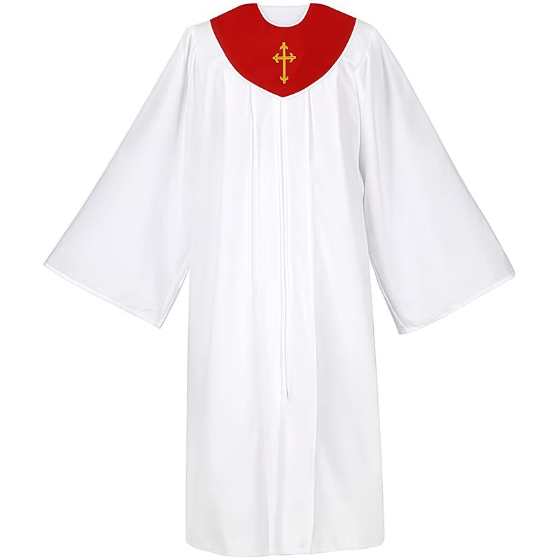 Christianartworkshop Geistliche Robe für religiöse Dienste – Kreuzakzent-Joch - image 6
