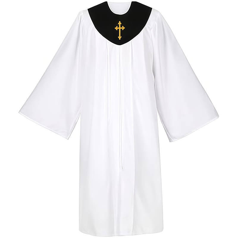 Christianartworkshop Geistliche Robe für religiöse Dienste – Kreuzakzent-Joch - image 4