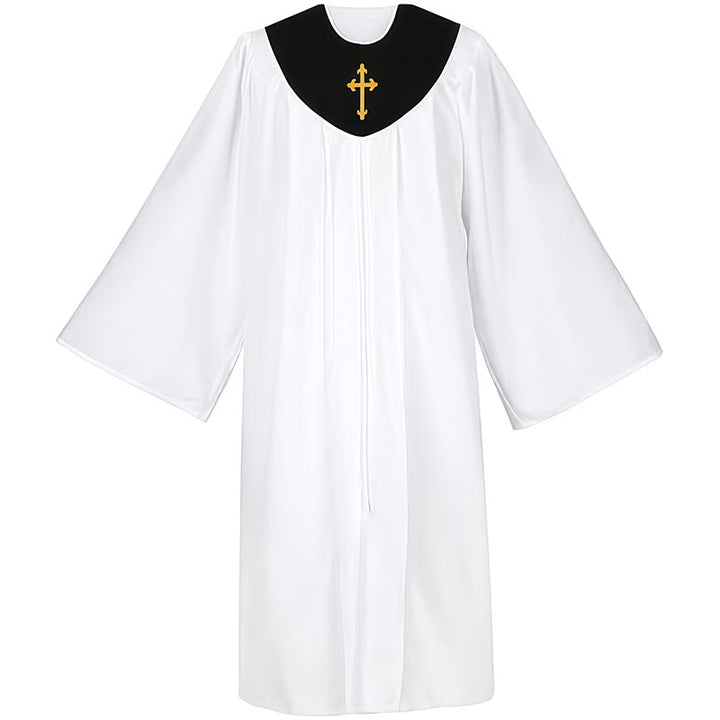 Christianartworkshop Geistliche Robe für religiöse Dienste – Kreuzakzent-Joch - image 4