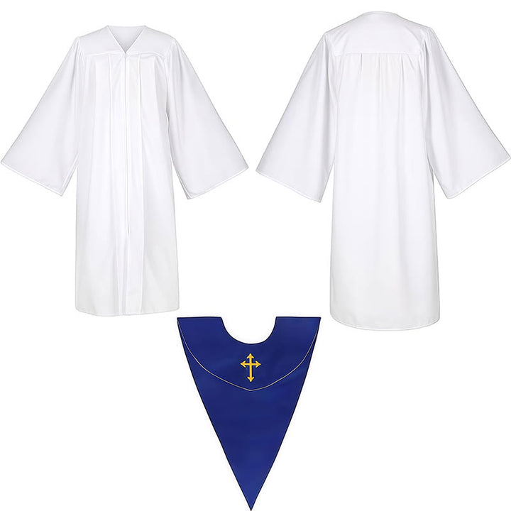 Christianartworkshop Geistliche Robe für religiöse Dienste – Kreuzakzent-Joch - image 11