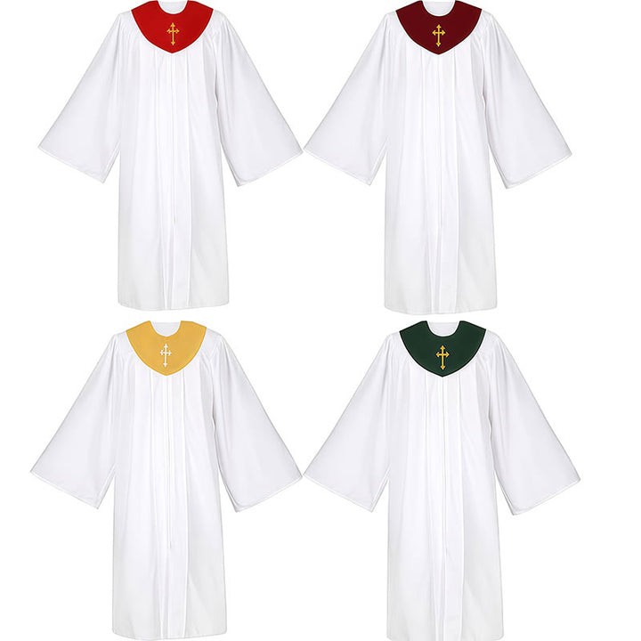 Christianartworkshop Geistliche Robe für religiöse Dienste – Kreuzakzent-Joch - image 19
