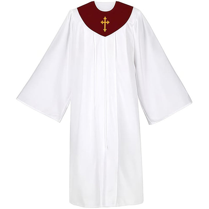 Christianartworkshop Geistliche Robe für religiöse Dienste – Kreuzakzent-Joch - image 13