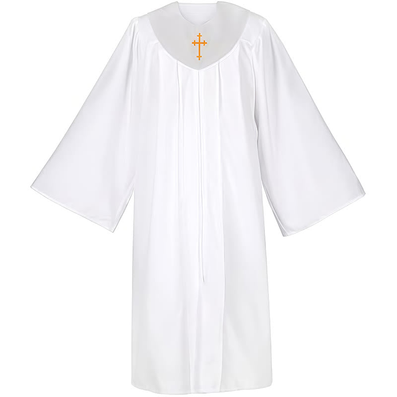 Christianartworkshop Geistliche Robe für religiöse Dienste – Kreuzakzent-Joch - image 2