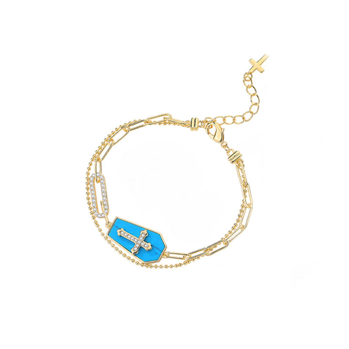 Christianartworkshop Heiliger Vater Gesegnetes Schildkreuz-Armband - image 5