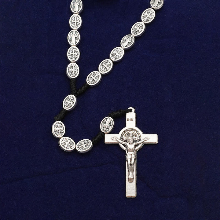 Christianartworkshop St. Benedikt Kruzifix Katholischer Rosenkranz - image 1