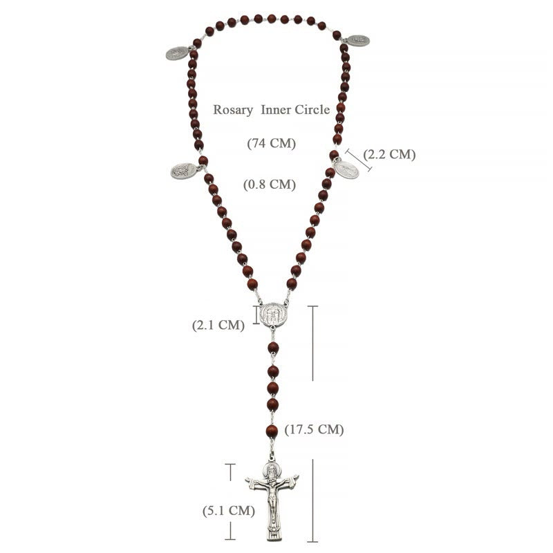 Christianartworkshop Klassischer Rosenkranz aus Olivenholz, handgefertigt, Ikonostase - image 9