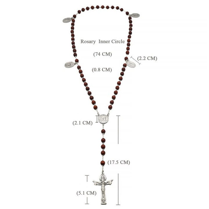 Christianartworkshop Klassischer Rosenkranz aus Olivenholz, handgefertigt, Ikonostase - image 9