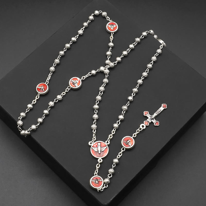 Christianartworkshop Emaille-Rosenkranz Heiliger Geist, katholischer Rosenkranz - Heiliger Geist - image 1