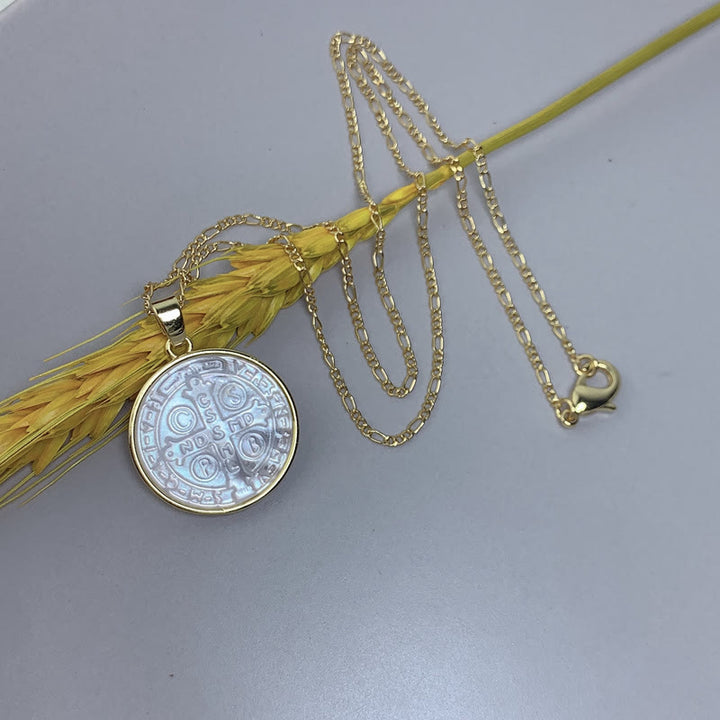 Christianartworkshop Anhänger Benediktiner-Medaille des Schutzes - Anhänger der Benediktiner-Schutzmedaille - image 1