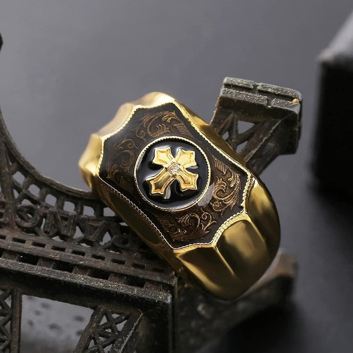 Christianartworkshop Glaube und Stärke Jesus Kreuz Religiöser Ring - image 3