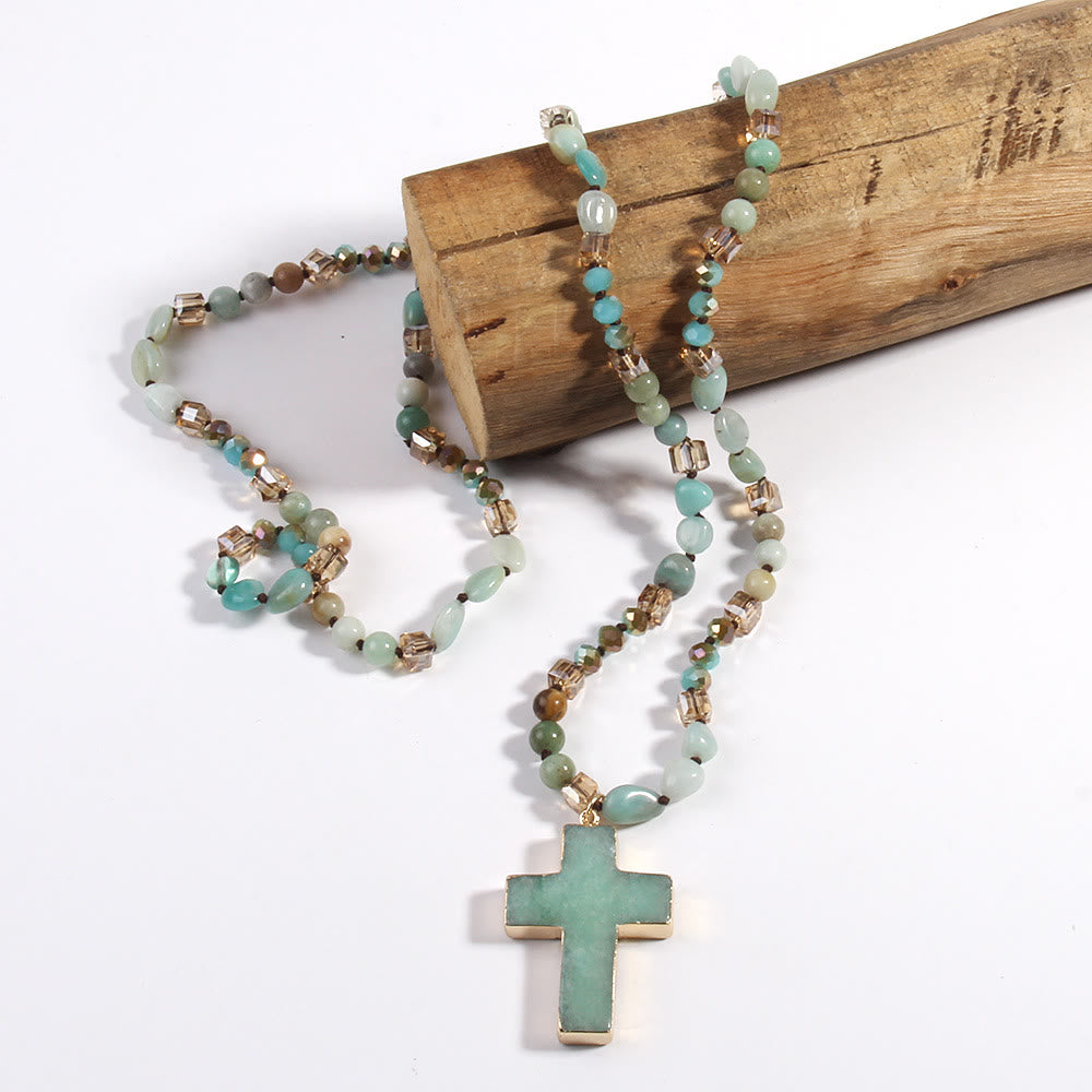 Christianartworkshop Katholischer Kreuzanhänger, christliche Halskette, religiöser Schmuck - image 2