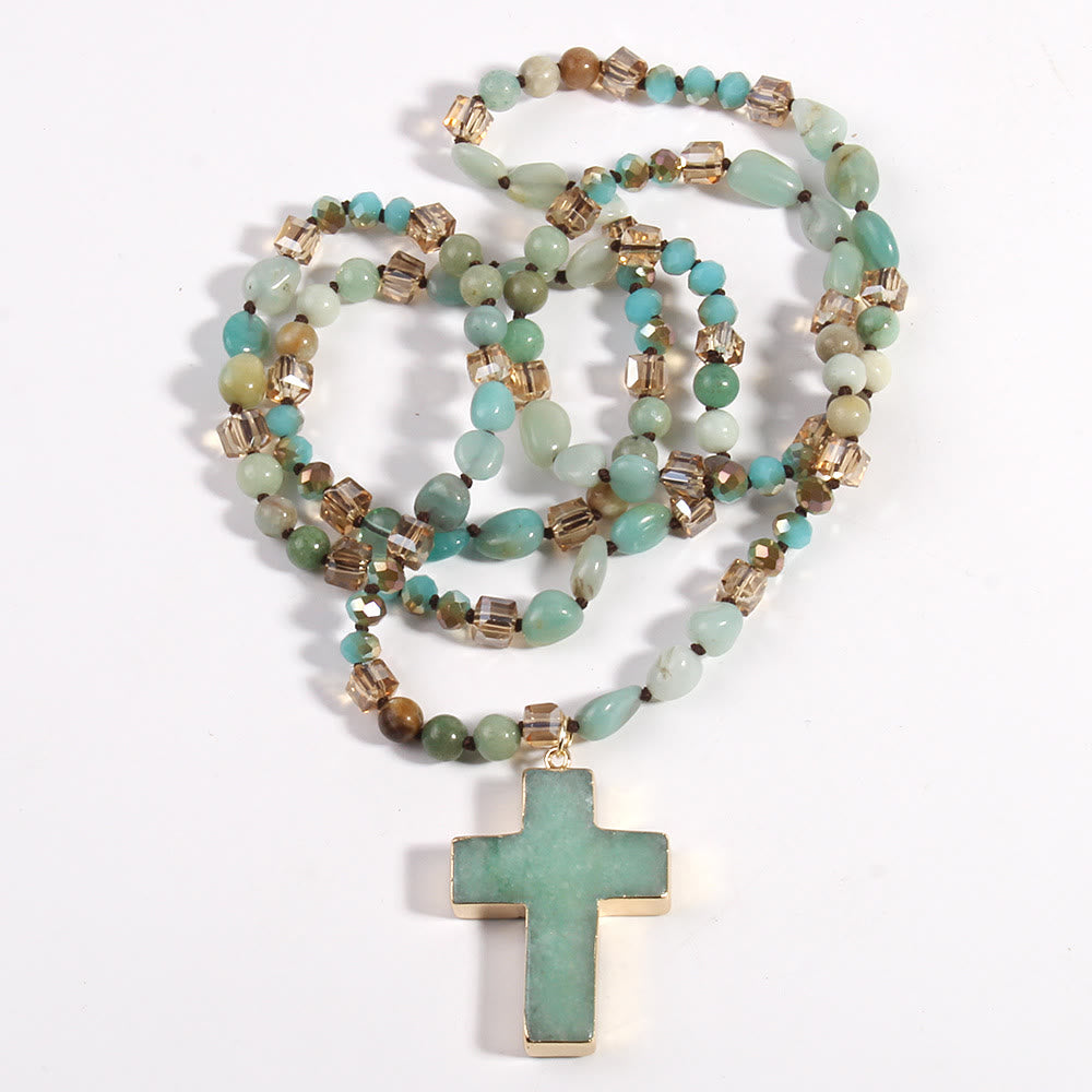 Christianartworkshop Katholischer Kreuzanhänger, christliche Halskette, religiöser Schmuck - image 3