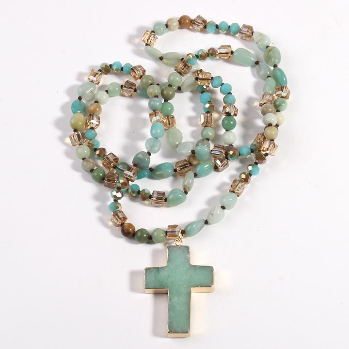Christianartworkshop Katholischer Kreuzanhänger, christliche Halskette, religiöser Schmuck - image 3