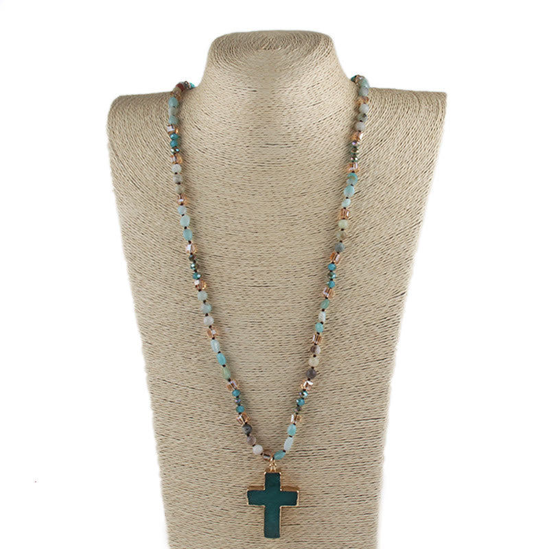 Christianartworkshop Katholischer Kreuzanhänger, christliche Halskette, religiöser Schmuck - image 4
