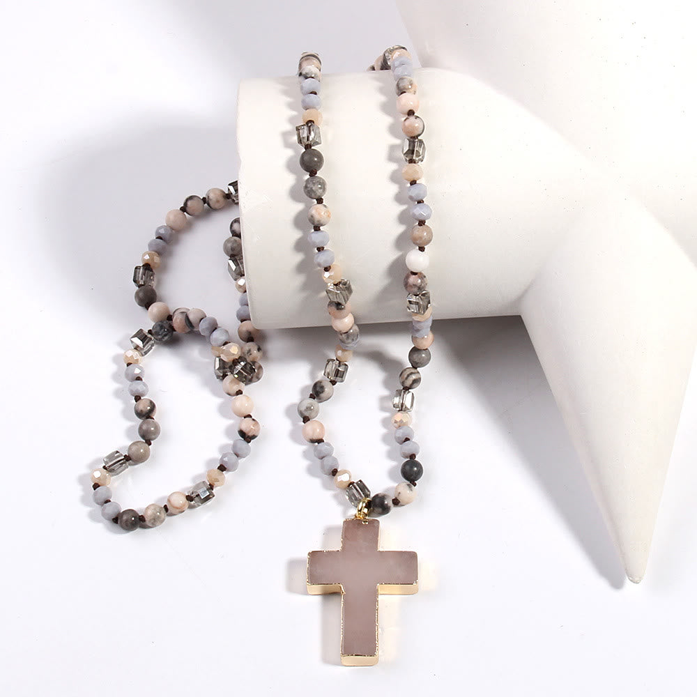 Christianartworkshop Katholischer Kreuzanhänger, christliche Halskette, religiöser Schmuck - image 7