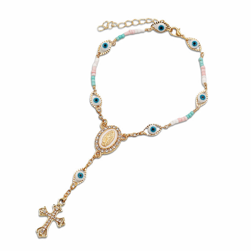 Unserer Lieben Frau vom Kreuz Armband/Auto Rosenkranz für Rückspiegel - Unsere Liebe Frau und das Kreuz - image 1