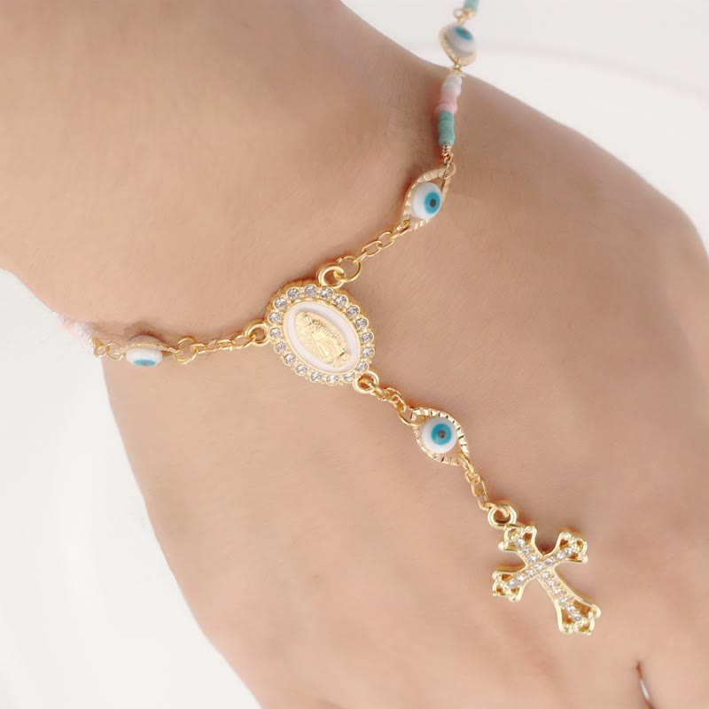Unserer Lieben Frau vom Kreuz Armband/Auto Rosenkranz für Rückspiegel - image 2