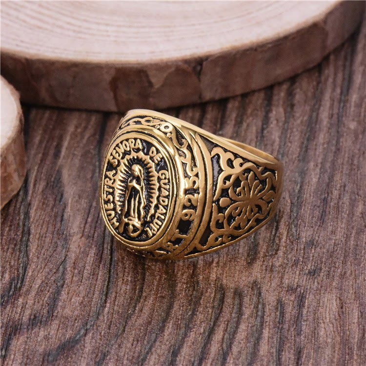 Christianartworkshop – Ring „Unsere Liebe Frau von Guadalupe – Glaube im Herzen“ - US12 - image 1