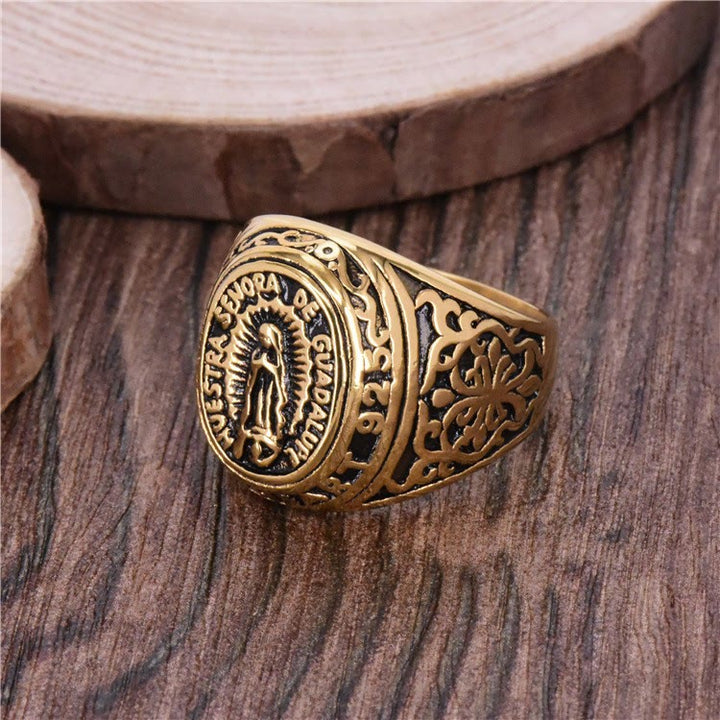 Christianartworkshop – Ring „Unsere Liebe Frau von Guadalupe – Glaube im Herzen“ - US12 - image 1