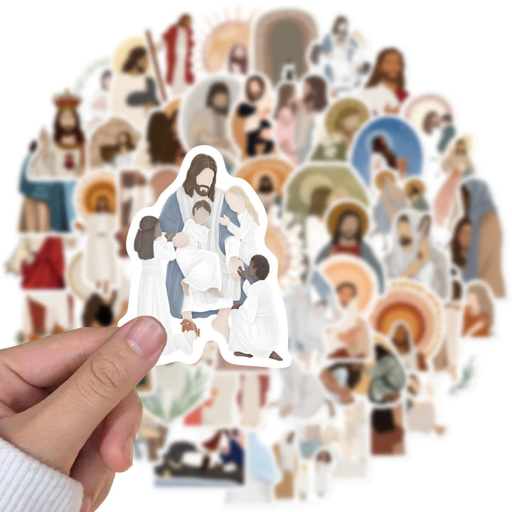 Christ Story Jesus Aufkleber DIY Wasserfest Sticker - image 1