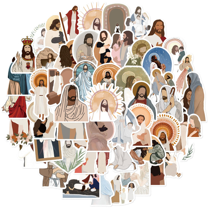 Christ Story Jesus Aufkleber DIY Wasserfest Sticker - image 6