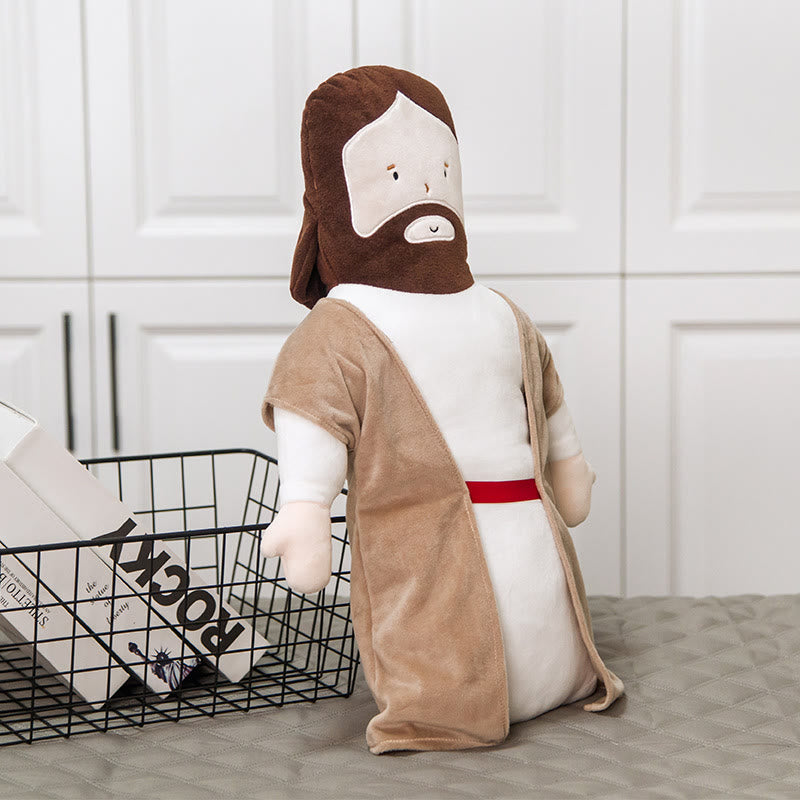 Cartoon Jesus Puppe Plüsch Jesus Kopfstütze Kissen - image 1