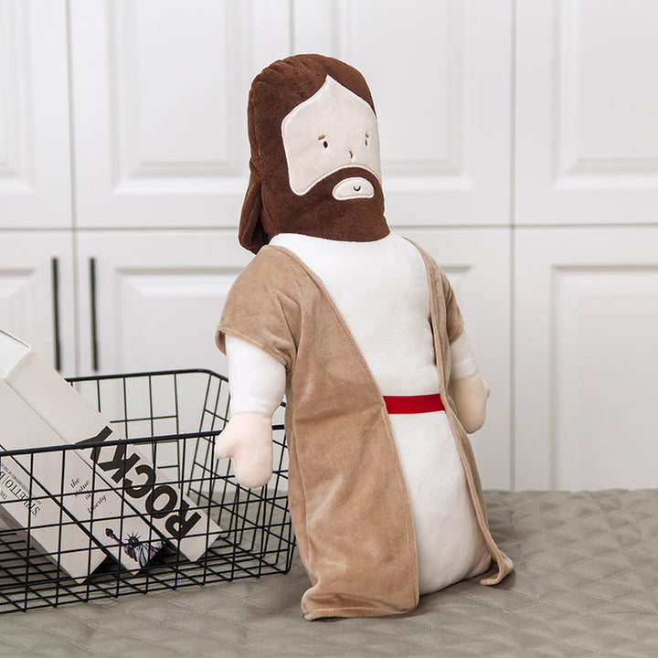 Cartoon Jesus Puppe Plüsch Jesus Kopfstütze Kissen - image 1