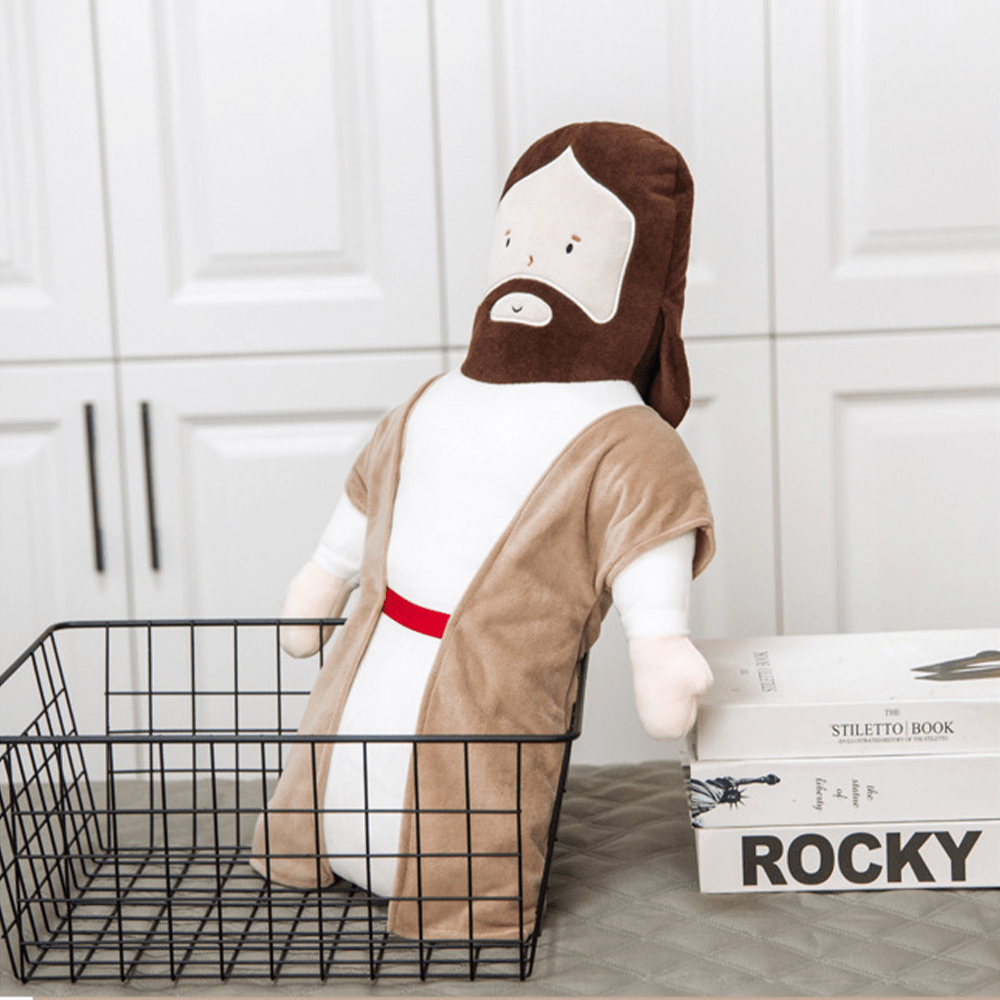 Cartoon Jesus Puppe Plüsch Jesus Kopfstütze Kissen - image 3
