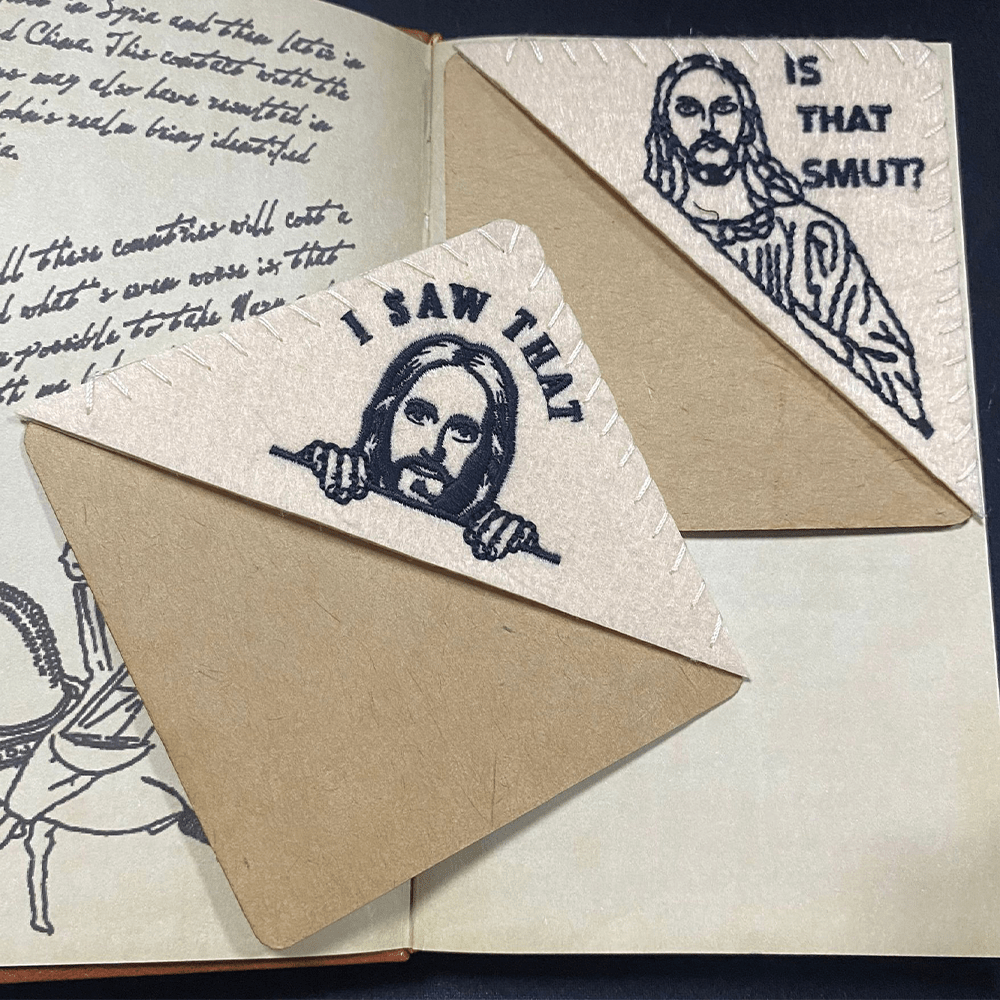 Christianartworkshop Praktische und praktische Lesezeichen mit Jesus-Motiv - ICH HABE DAS GESEHEN - image 1