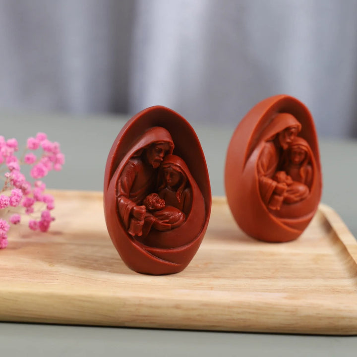 Handgemachte 3D Figur Silikonform DIY Heilige Familie Kerzenform - image 7