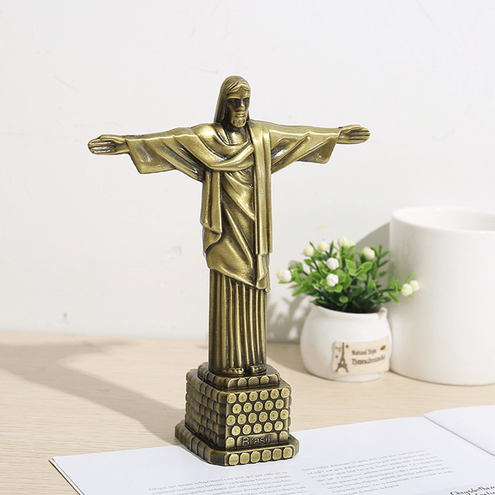 Metallhandwerk Jesus Modell Ornament - Bronze - image 1
