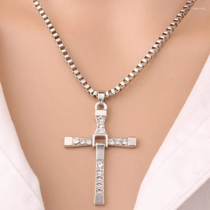 Christianartworkshop Jewelry Halskette mit Kreuz-Kristall-Anhänger - image 5