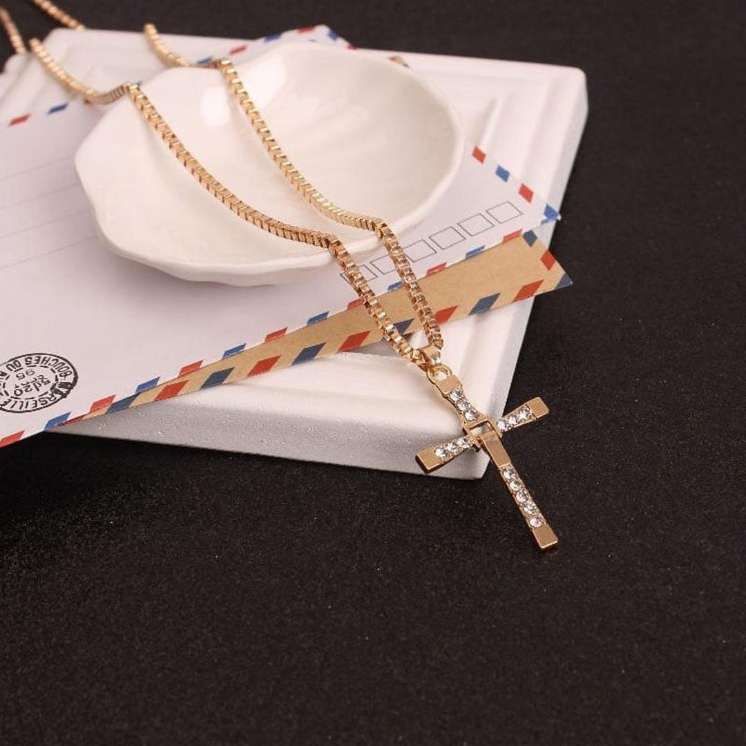 Christianartworkshop Jewelry Halskette mit Kreuz-Kristall-Anhänger - image 8