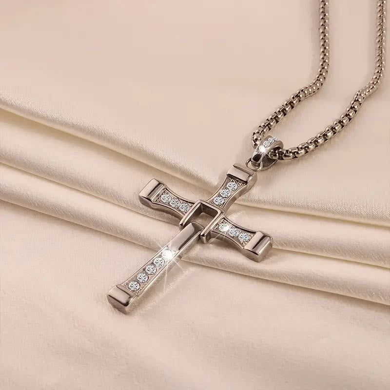 Christianartworkshop Jewelry Halskette mit Kreuz-Kristall-Anhänger - image 4