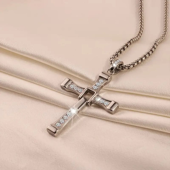 Christianartworkshop Jewelry Halskette mit Kreuz-Kristall-Anhänger - image 4
