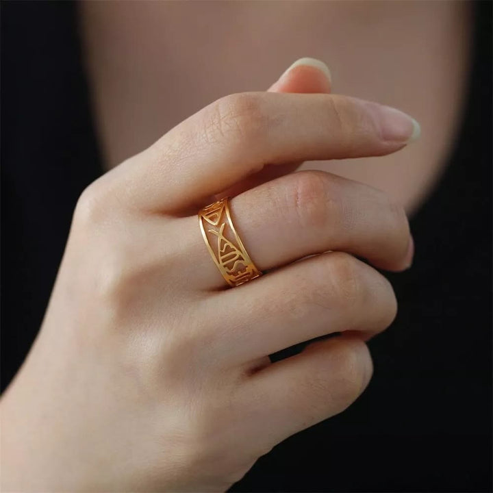 Christianartworkshop Jesus Fischskelett Titan Religion Ring - image 4