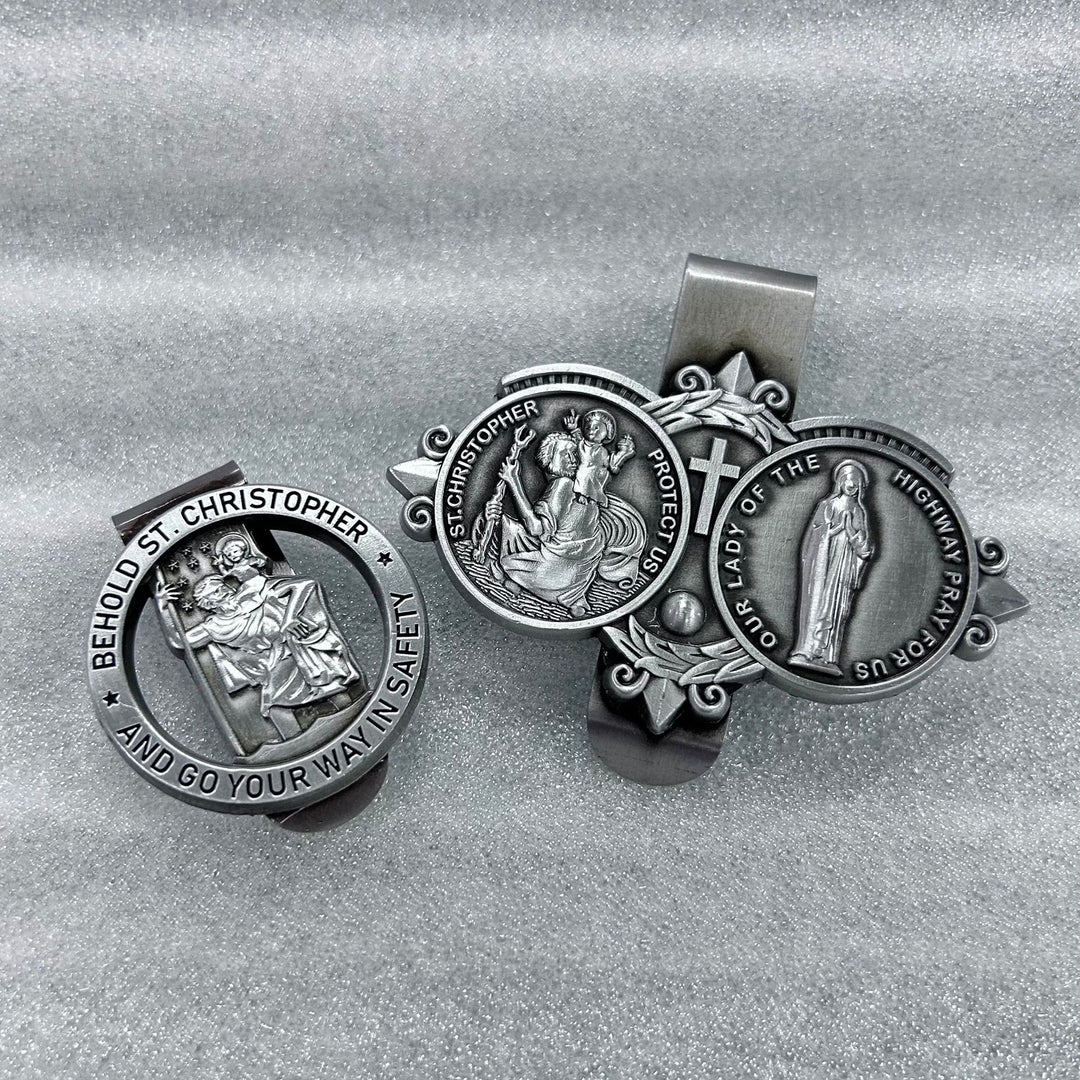 Christianartworkshop Saint Christopher Visierclip Autozubehör - image 8