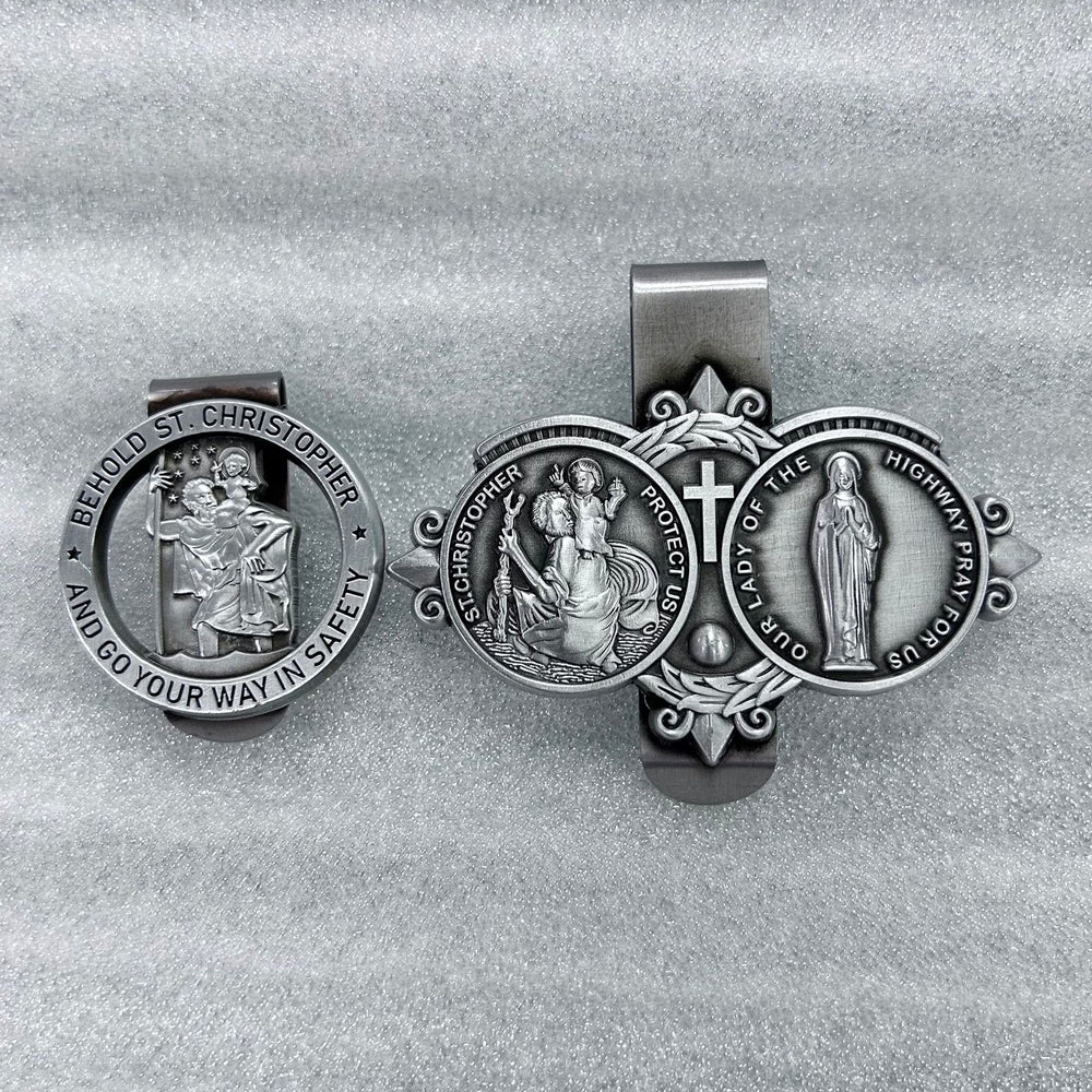 Christianartworkshop Saint Christopher Visierclip Autozubehör - image 1