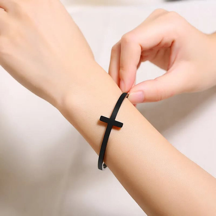Christianartworkshop Silbernes Kreuz Armband - image 8