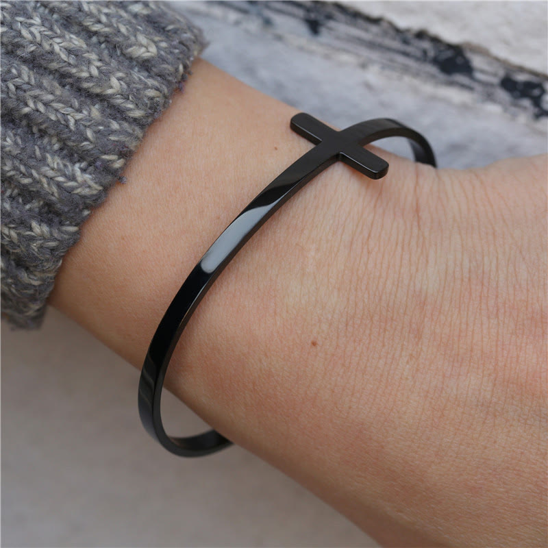 Christianartworkshop Silbernes Kreuz Armband - image 9