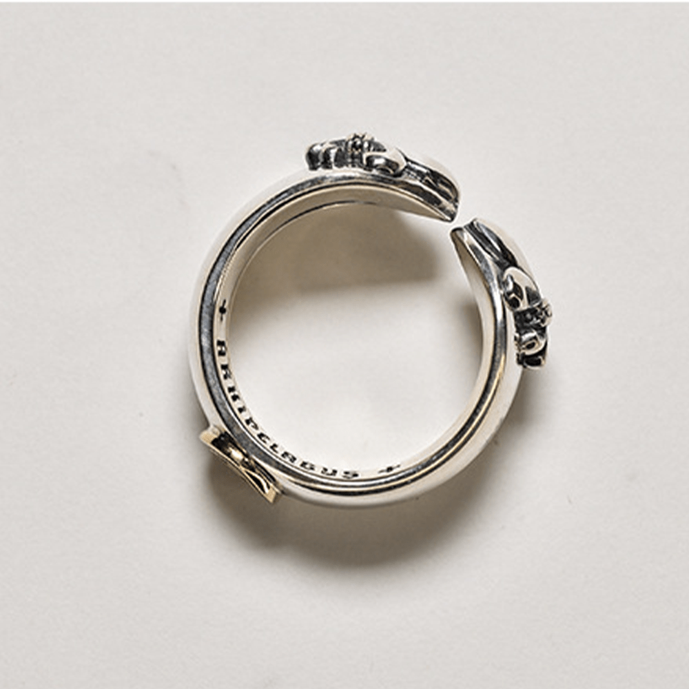 Christianartworkshop Medieval Retro Cross Iris Ring - image 3