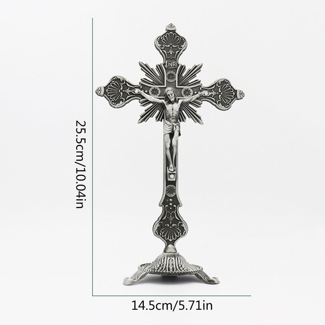 Herr Jesus Christus Stehendes Kruzifix Dekoration Ornament - image 6