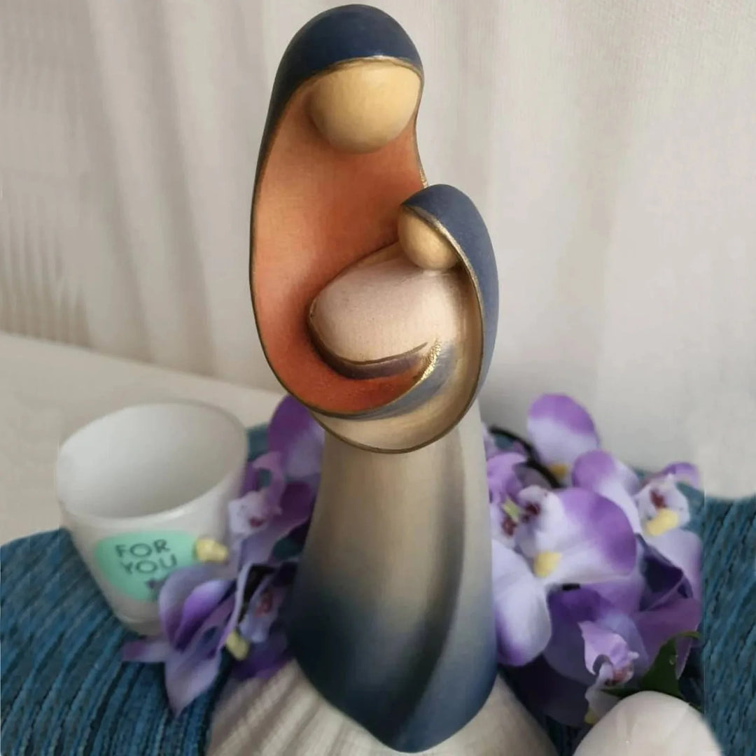 Christianartworkshop Weihnachtskrippenfigur Heilige Familie, Jungfrau und Kind - Jesuskind & Maria - image 0