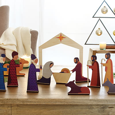 Christianartworkshop Weihnachtskrippen-Set, Heimdekoration - 4er-Set - image 1