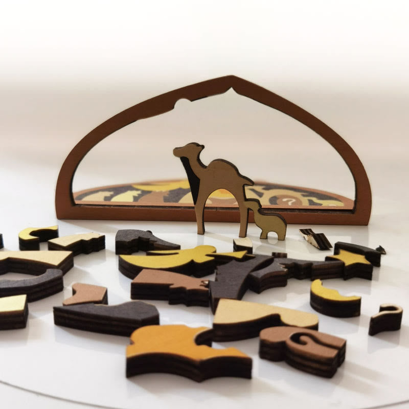 Krippen-Krippen-Holzpuzzle - image 2