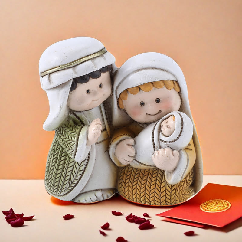 Christianartworkshop Weihnachtskrippe Heilige Familie Ornamente B - Heilige Familie - image 1