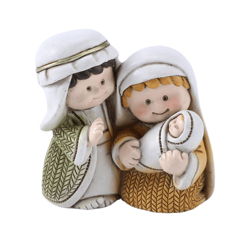 Christianartworkshop Weihnachtskrippe Heilige Familie Ornamente B - image 2