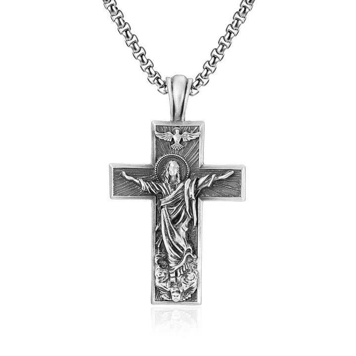 Christianartworkshopthe Halskette mit Kreuz zur Himmelfahrt Jesu - image 4